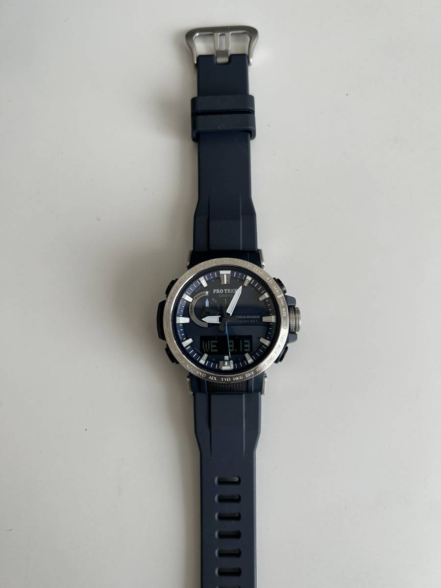 CACIO カシオ PRO TREK プロトレック PRW-60-2AJF ネイビー 【公式通販】