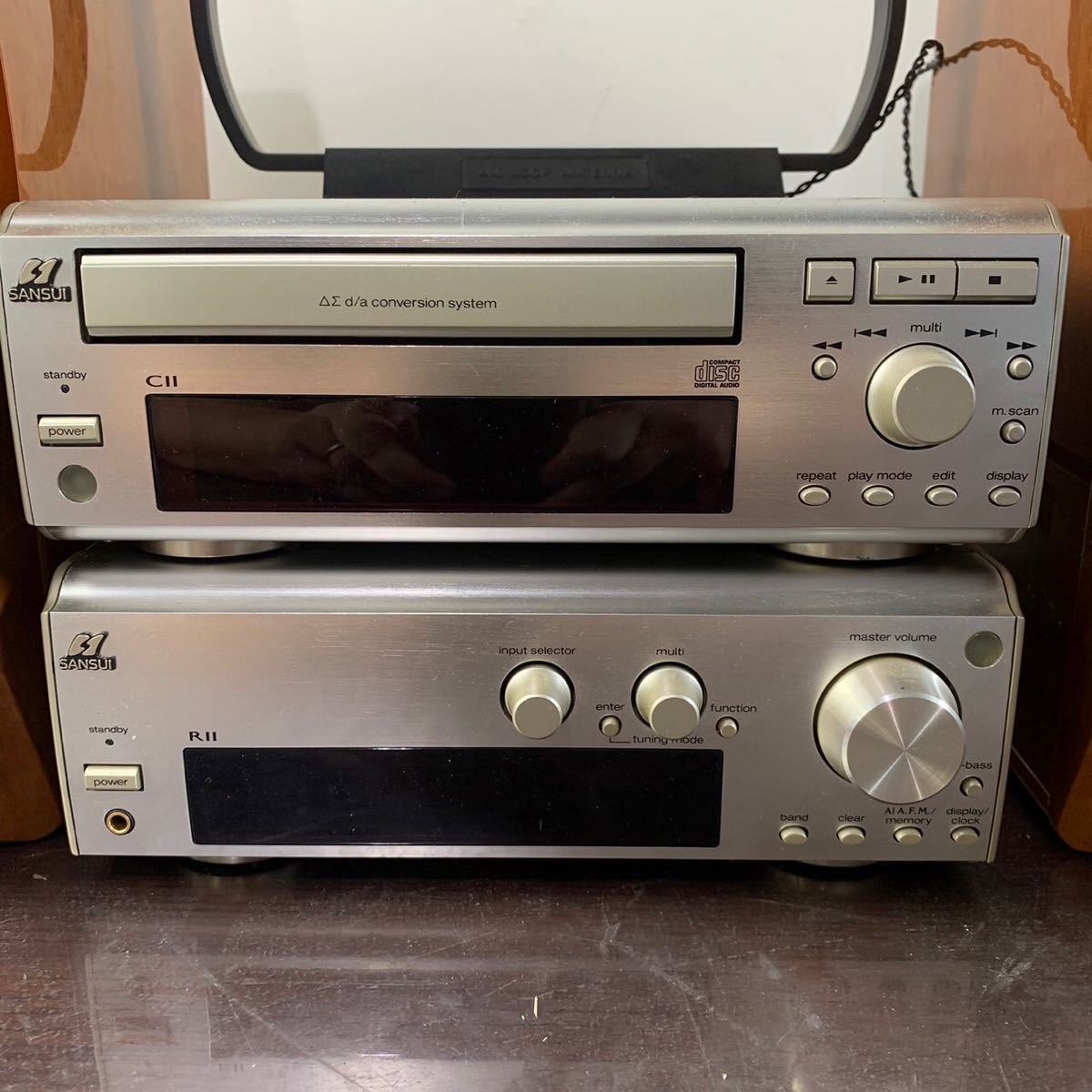 9-6) SANSUI 山水 S33 2ウェイ2スピーカーシステム スピーカー C11
