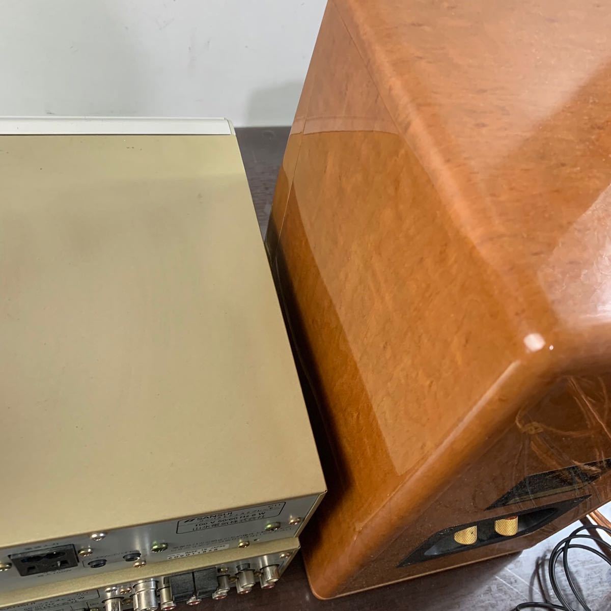 9-6) SANSUI 山水 S33 2ウェイ2スピーカーシステム スピーカー C11