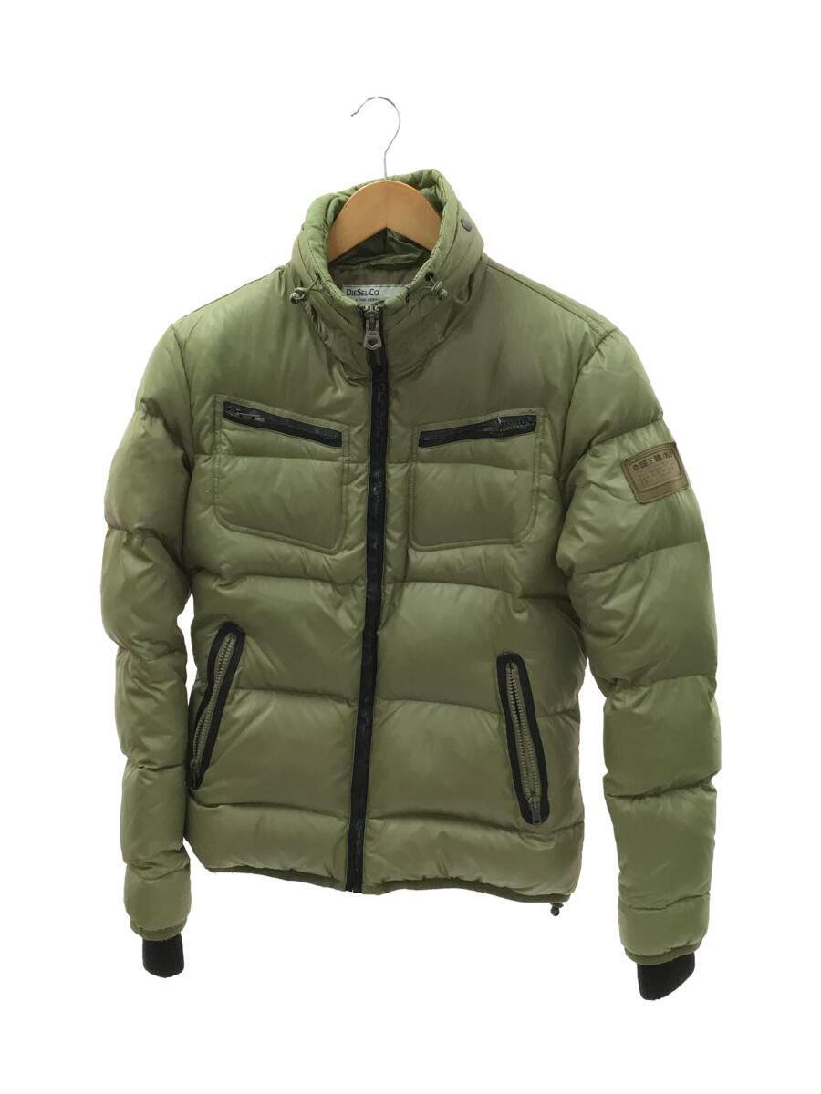 【ほぼ未使用】DIESEL ダウンジャケット S、Mサイズ DIESEL◇ダウンジャケット/S/ナイロン/KHK/無地 ディーゼル DIESEL