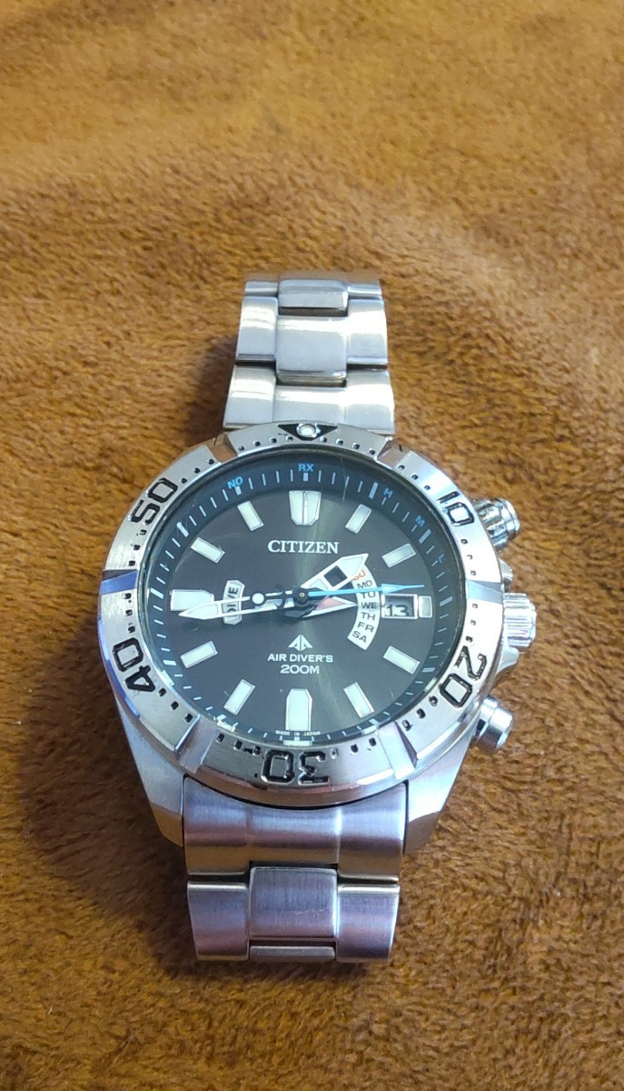 電波時計正確稼働中☆CITIZEN☆H112-T016651☆PMD56-3081