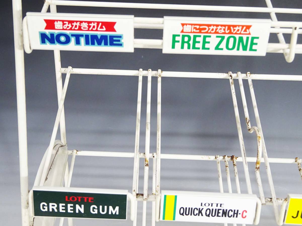 LOTTE ガム ディスプレイスタンド　昭和レトロ LOTTE ガム ディスプレイスタンド 昭和レトロ ◇(TD) 昭和レトロ ガム