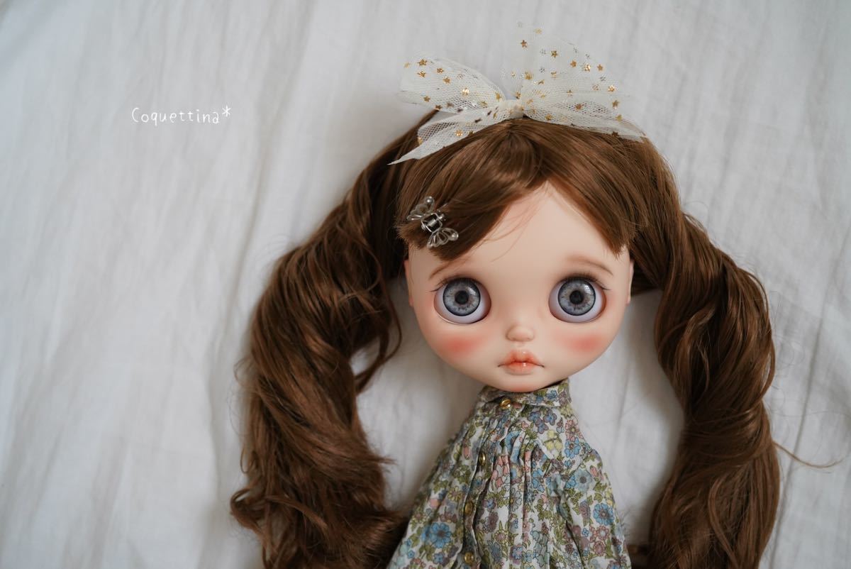 custom Blythe + Coquettina* カスタムプチブライス カスタムミディ 