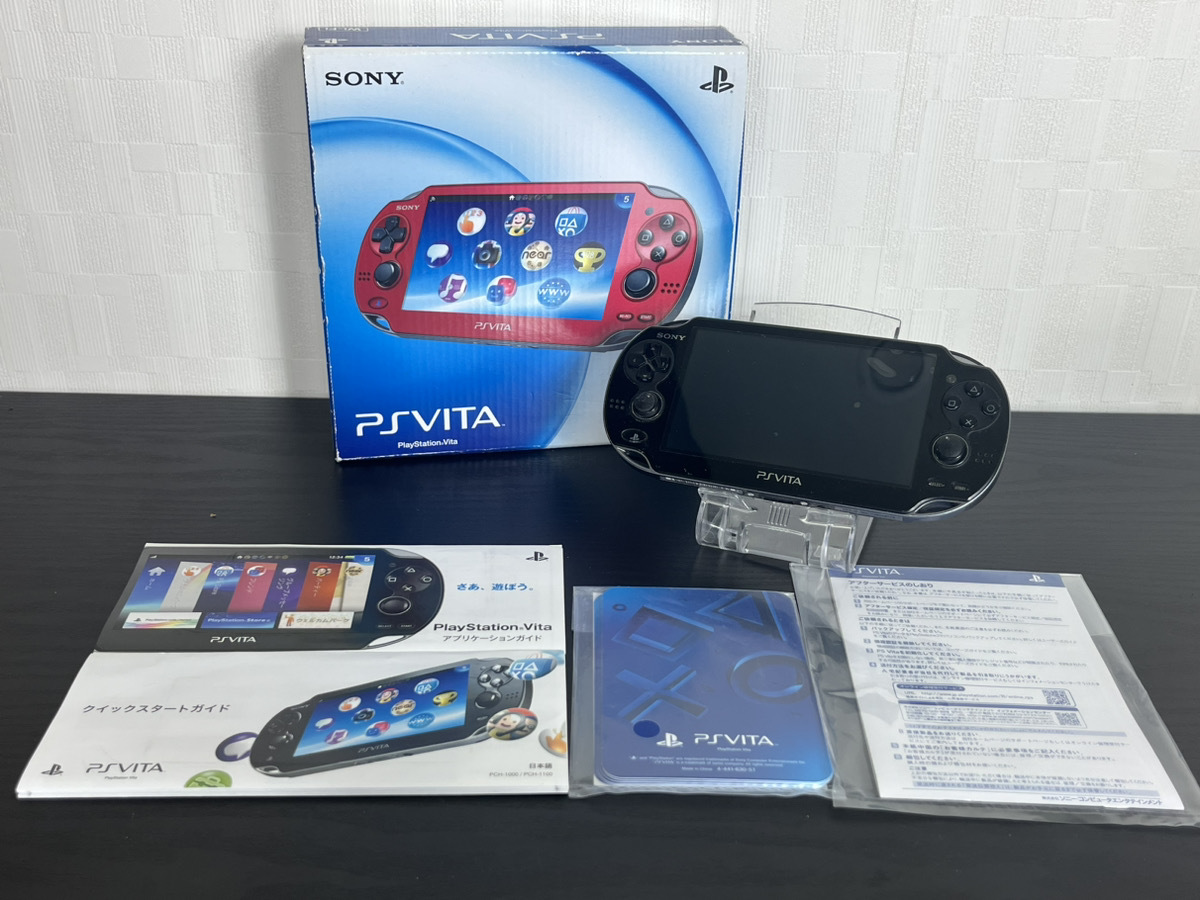 10803-09☆SONY/ソニー PS VITA PCH-1000 本体 ブラック PlayStation 