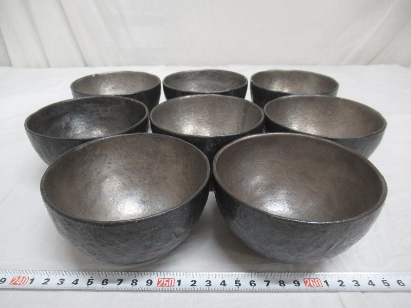 茶道具 数茶碗 抹茶茶碗 御本三島 10客 数茶碗(陶磁一般)の中古