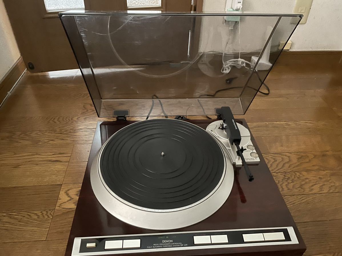 ジャンクDENON デノンDPー37Fフルオートレコードプレーヤー　ターンテーブル_2