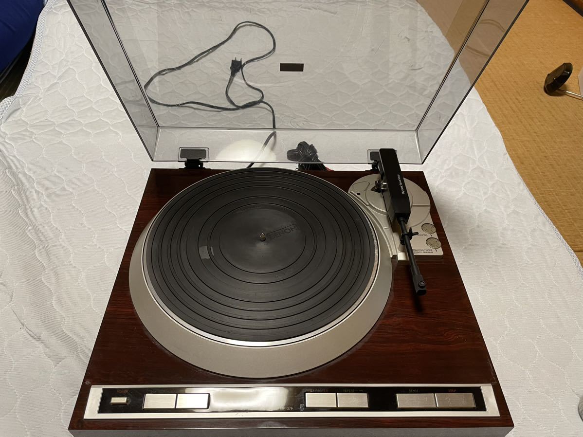 ジャンクDENON デノンDPー37Fフルオートレコードプレーヤー　ターンテーブル_3