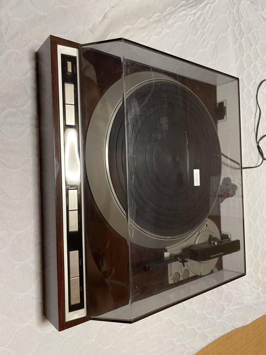 ジャンクDENON デノンDPー37Fフルオートレコードプレーヤー　ターンテーブル_4