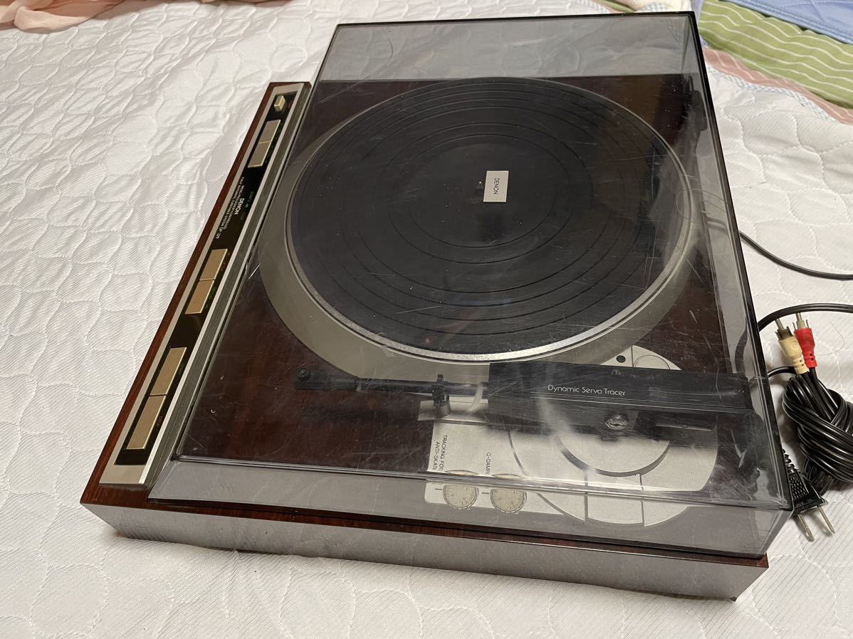 ジャンクDENON デノンDPー37Fフルオートレコードプレーヤー　ターンテーブル_5