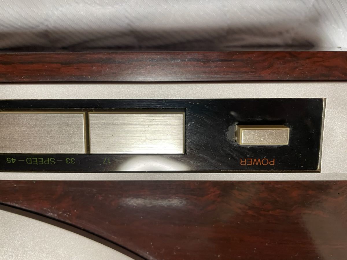 ジャンクDENON デノンDPー37Fフルオートレコードプレーヤー　ターンテーブル_7