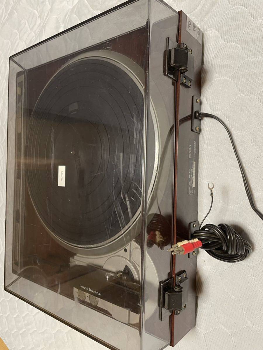 ジャンクDENON デノンDPー37Fフルオートレコードプレーヤー　ターンテーブル_9