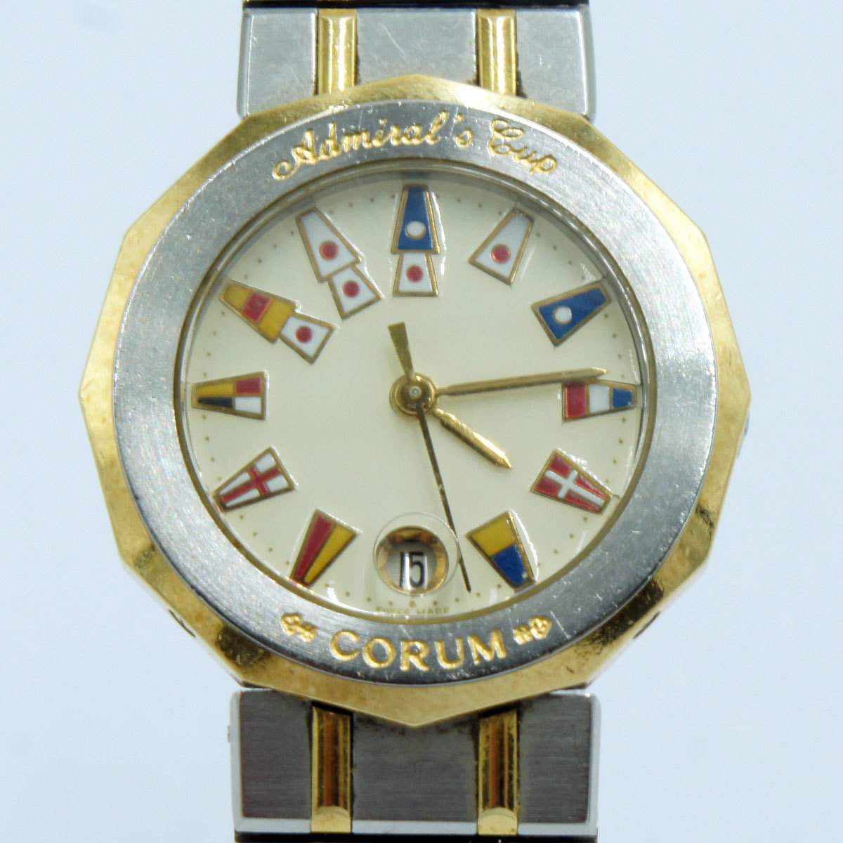 コルム（CORUM）アドミラルズカップ 39.610.21V-52　レディース　クオーツ時計（ジャンク）