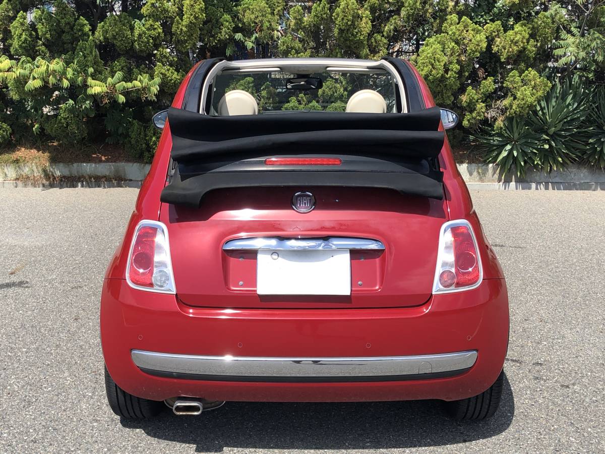上級グレード！無事故車！車検 令和7年4月6日！超可愛い！平成22年式 FIAT500C 1.4 16Vラウンジ！電動オープン！本革ハーフレザーシート！