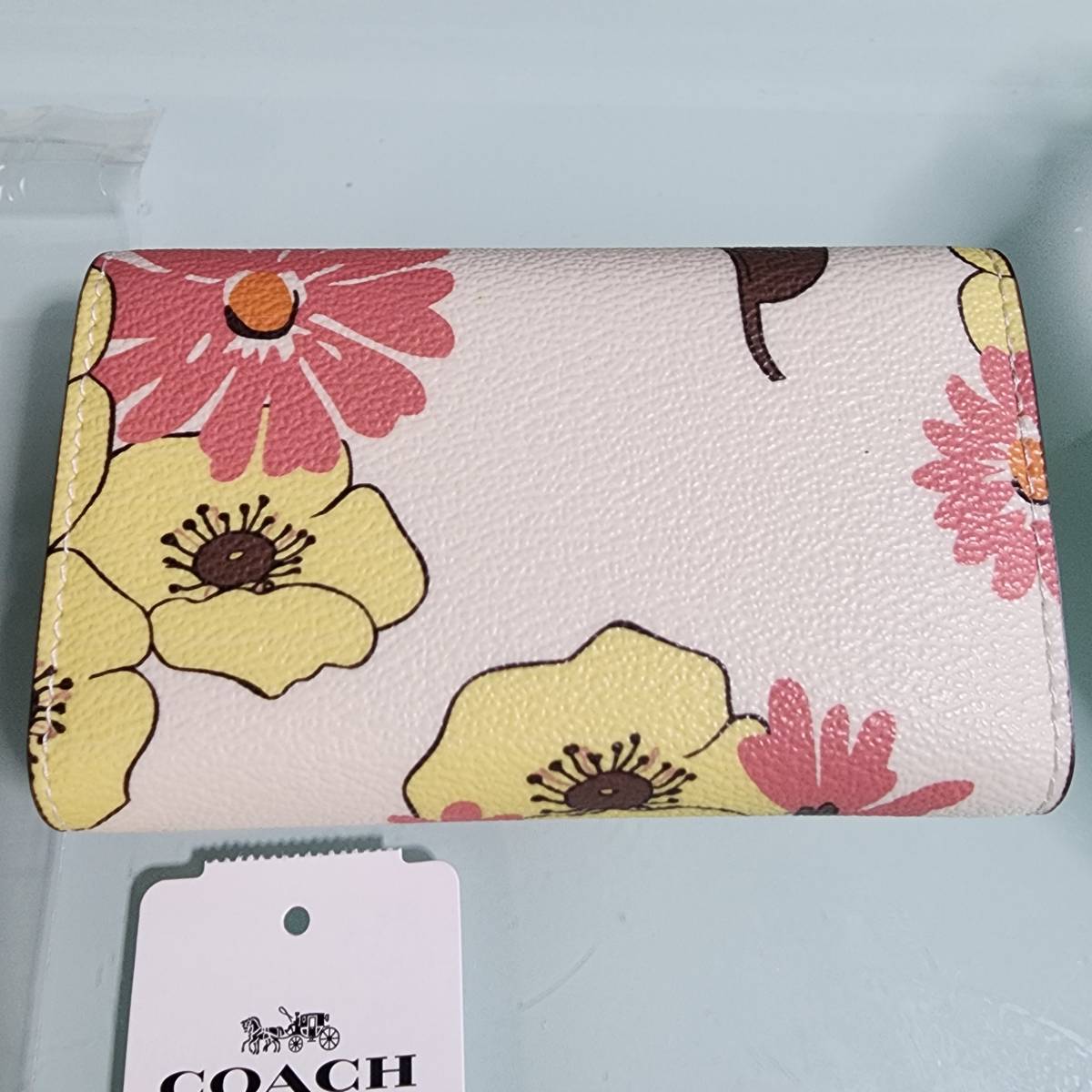 未使用品】COACH キーケース 新作 フローラルプリント C1799 【公式通販】