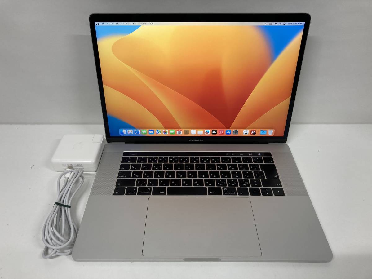 【ジャンク】2018 MacBookPro 15インチ 16GB/256GB Apple Macbook Pro 2018 / Core i7 2.2GHz / 16GB / 256GB / 15インチ