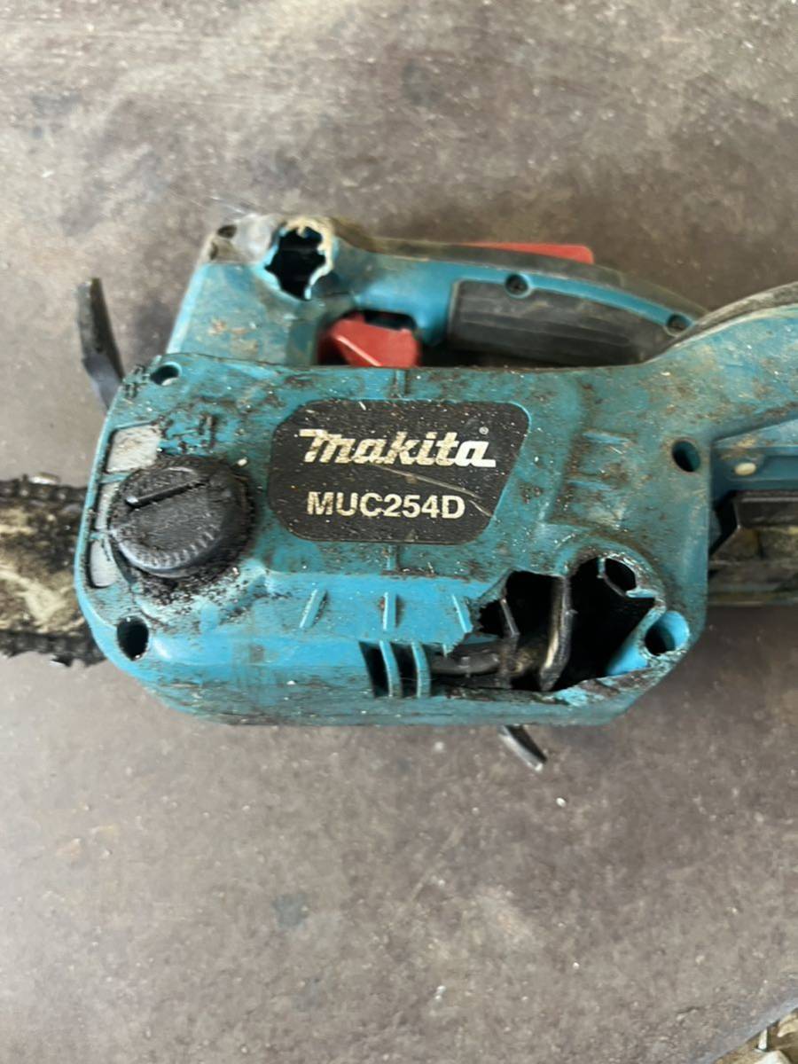マキタ 充電式チェーンソー 18v MUC254D makita ジャンク品 