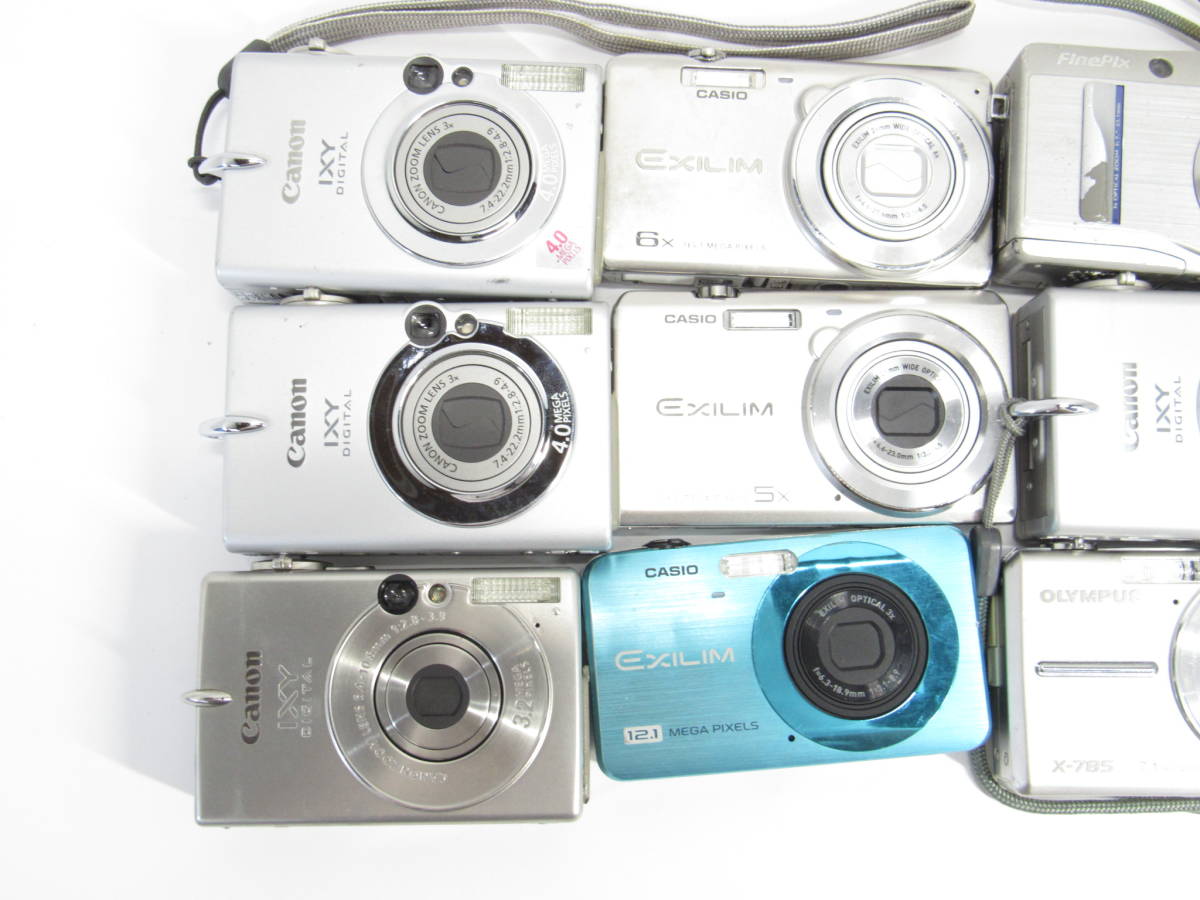 【デジカメ5点セット】CANON CASIO OLYMPUS など T-628 コンパクトデジタルカメラ 9点まとめ Canon Casio Olympus 他