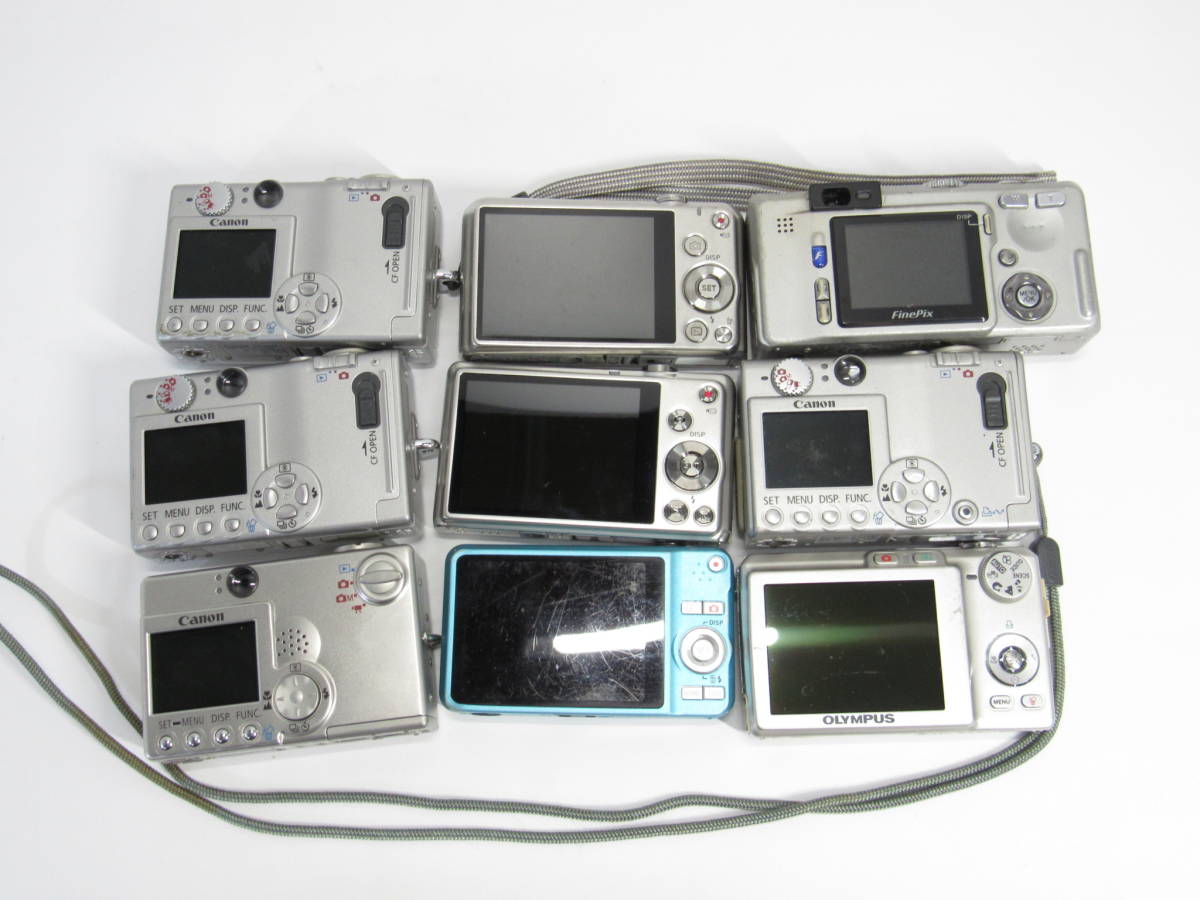 T-628 コンパクトデジタルカメラ 9点まとめ Canon Casio Olympus 他