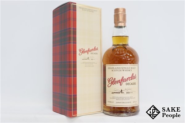 ◇1円～ グレンファークラス ディケイズ 700ml 43％ 箱 スコッチ