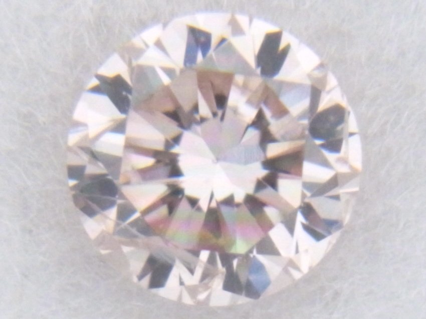 [Shimoe]最落無し！１円～LIGHT ORANGY PINK　I-１　０．１１８ｃｔ　天然ダイヤルース