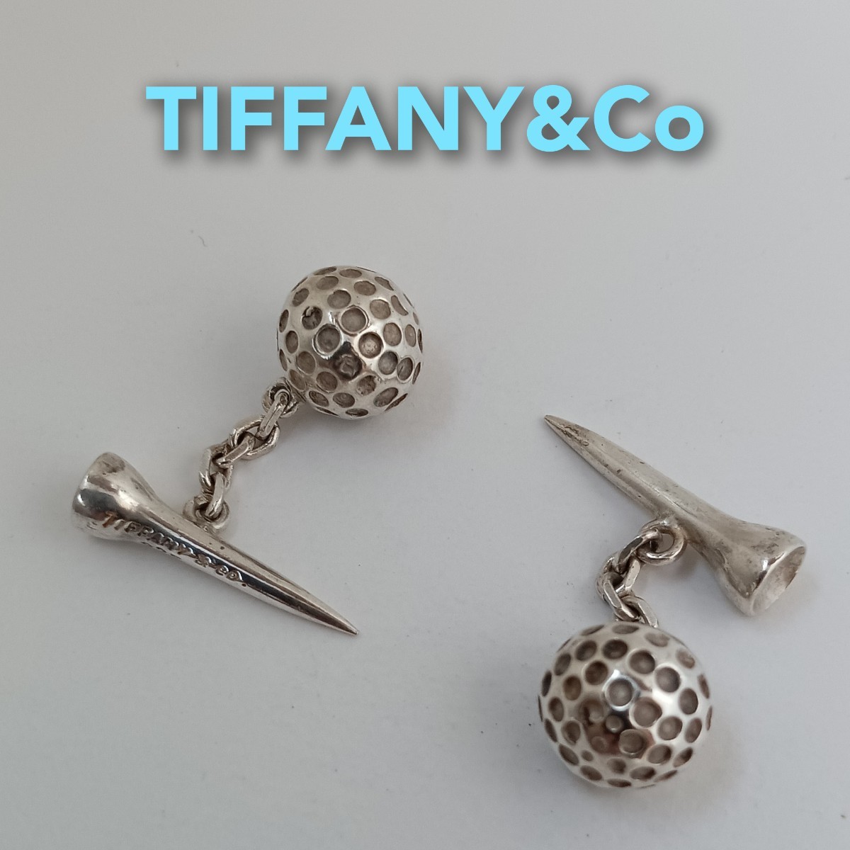 ☆TIFFANY＆Co./ティファニー ボタンモチーフ カフス シルバー 925-750