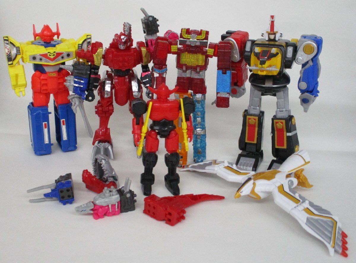 低価，お買い得 バンダイ メガボイジャー スーパーミニプラ キョウリュウオー 他ミニプラセット ジャンク ukt091320(戦隊シリーズ)｜売買されたオークション情報、yahooの商品情報をアーカイブ公開 - オークフ その他