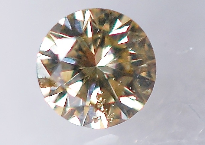 【１００円～】天然ダイヤモンド　Light　Brown　I1　Very　Good　0.297ｃｔ