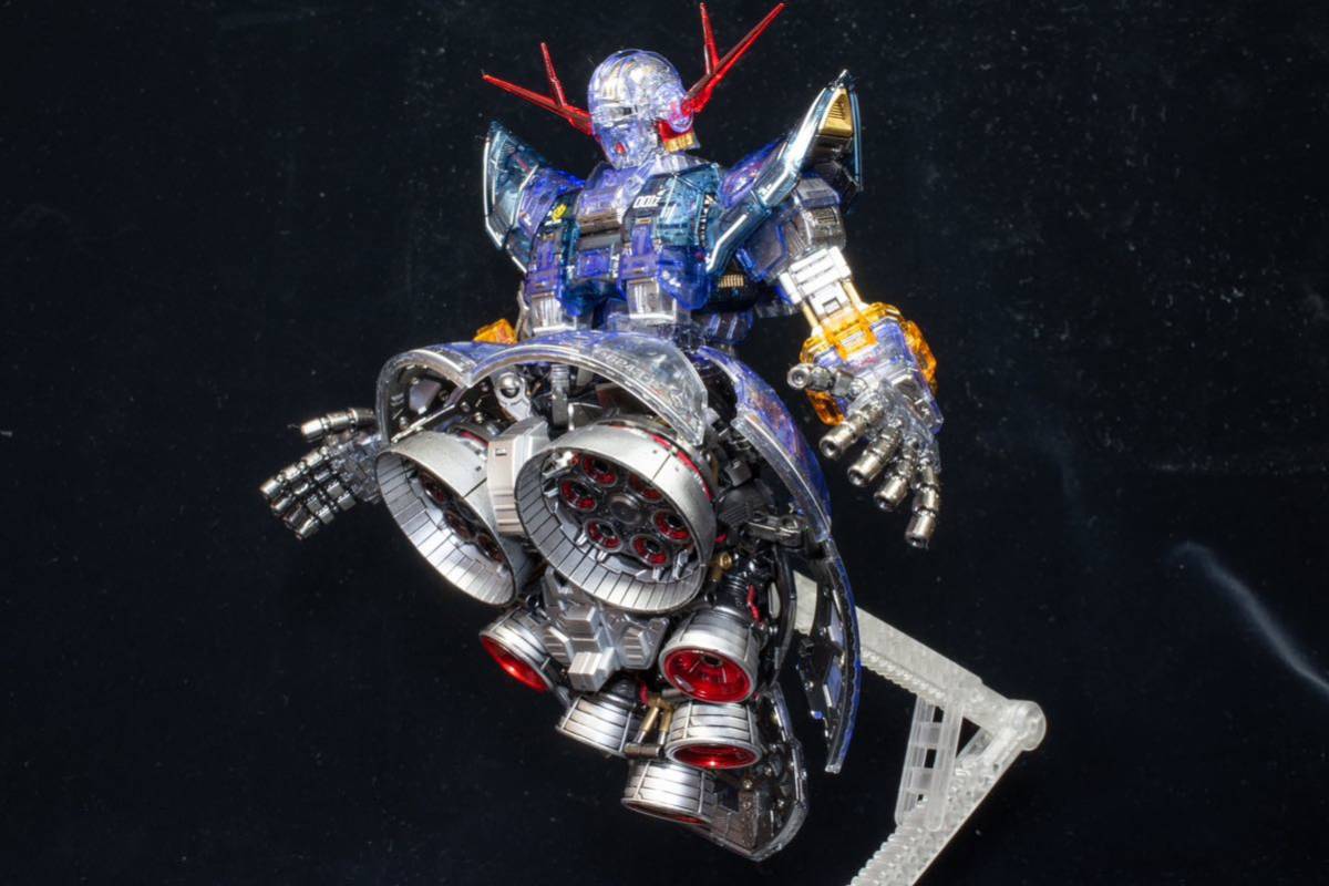 完成品【メッキ仕様】RG ジオング メカニカルクリア 限定 ガンダム 全