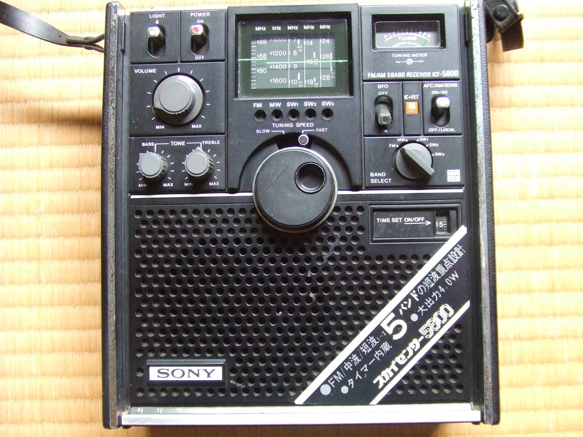 SONY ソニー スカイセンサー ICF-5800 ラジオ ジャンク品 ICF-5800