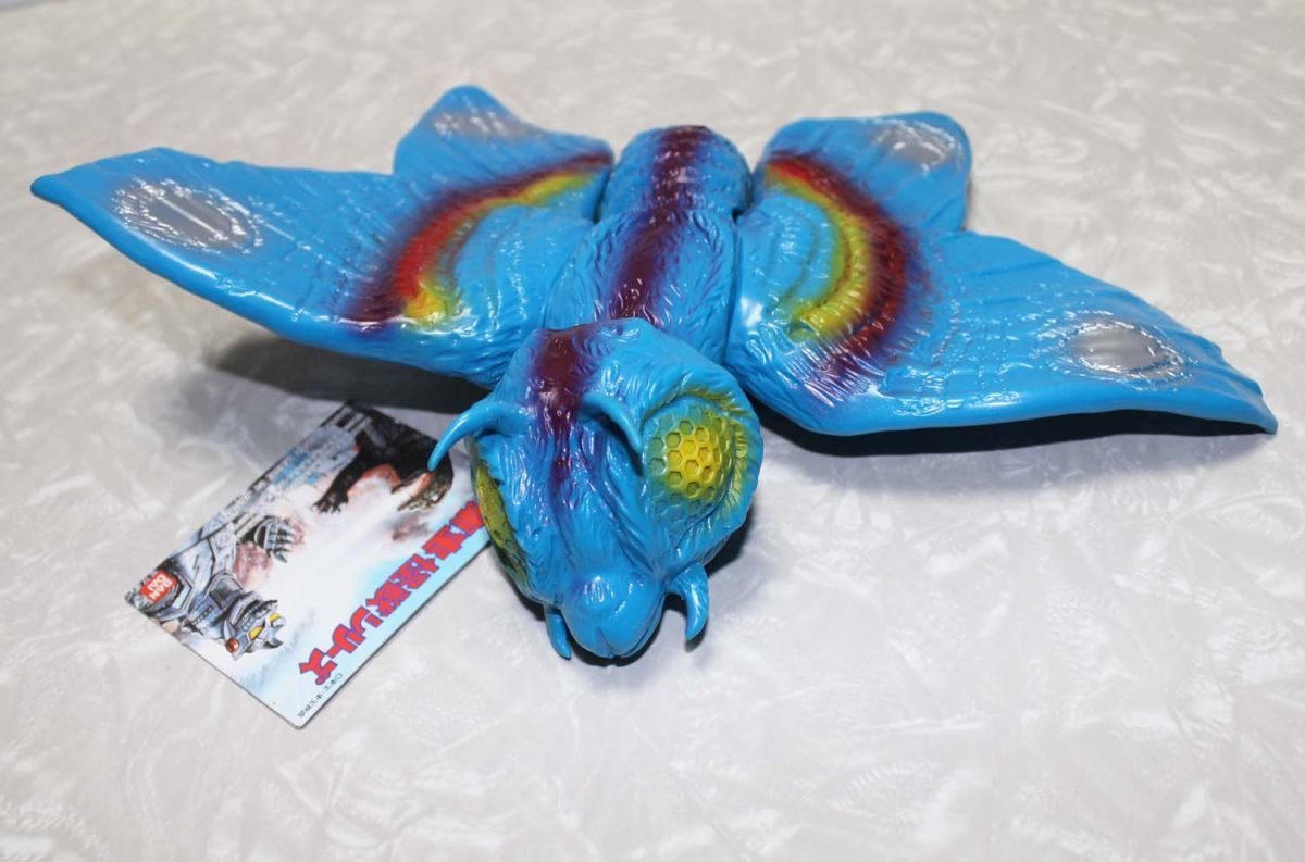 ソフビ□モスラ 成虫 タグ付！ブルマァク復刻 BANDAI 1992 硬質 HARD