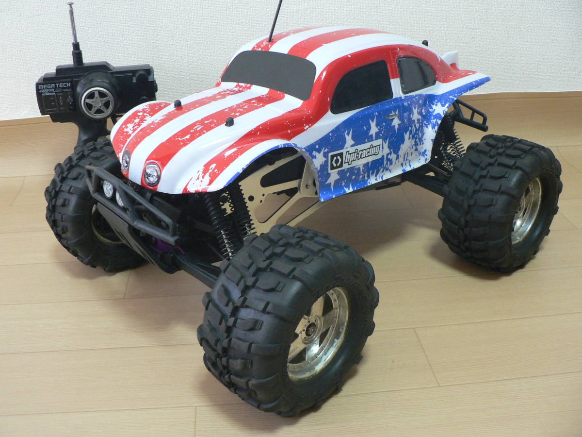 hpi 1/8エンジンカー・動作品【サベージ-21】ナイトロスター21エンジン・サーボ、プロポ、受信機付き