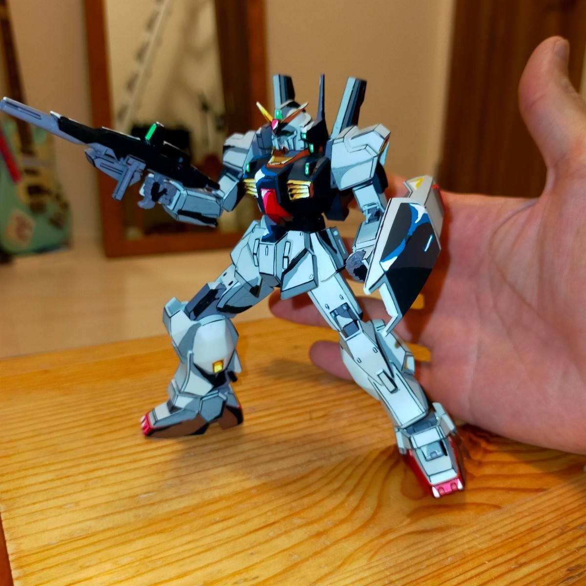 ☆イラスト風模型☆アニメ塗り☆ガンプラ☆ガンダム☆完成品☆塗装済