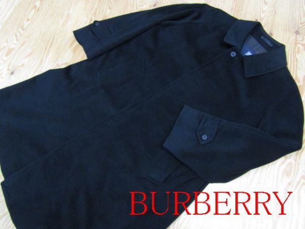 【Burberry】カシミヤ100% ウール ステンカラーコート ☆バーバリー Burberrys☆メンズ カシミヤ100％ ウールステンカラー