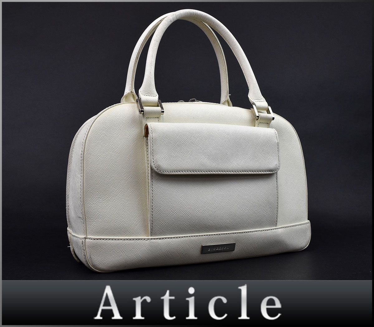 151204□ BURBERRY バーバリー ハンドバッグ ミニボストンバッグ 鞄 