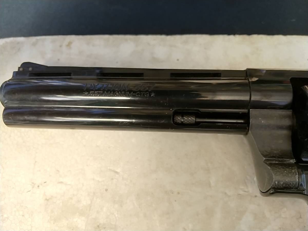 ◇MGC NEW POLICE PYTHON 357 MAGNUM 箱有 モデルガン リボルバー 日本