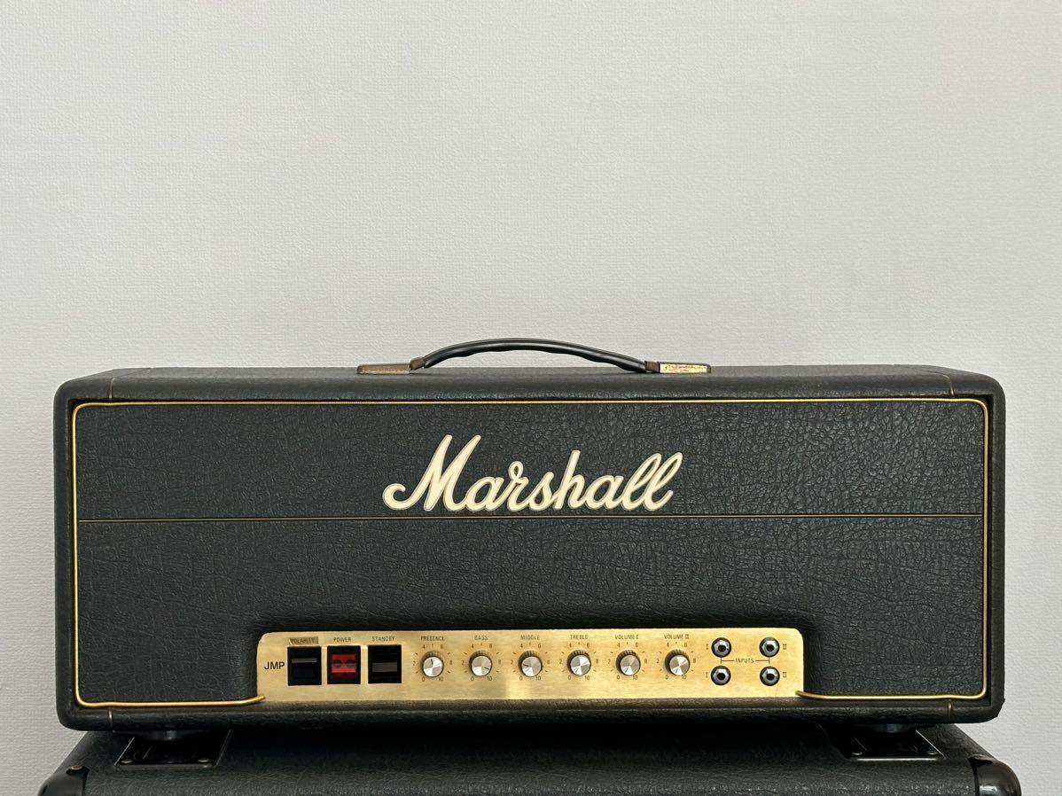 1970年代 MARSHALL JMP 1987 Super Lead 50W ゴールドカラーパイピング 