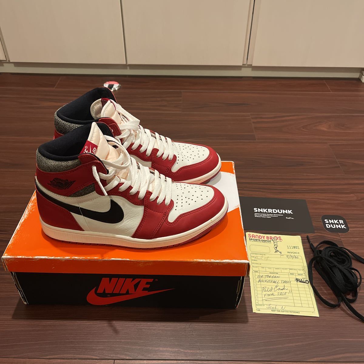 NIKE AIR JORDAN 1ナイキ エアジョーダン1 シカゴ ロスト ファウンド