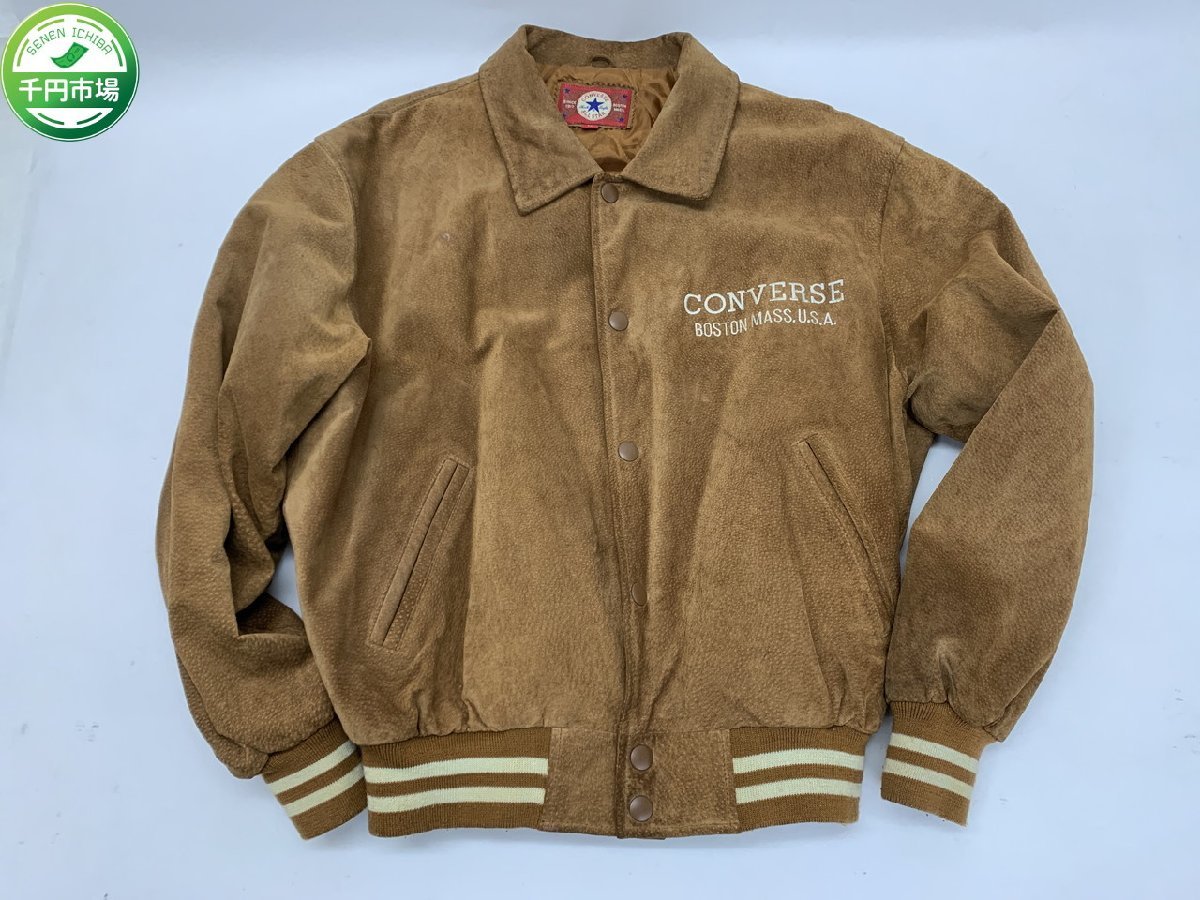 O-5407】CONVERSE コンバース スエード 豚革 オールレザー スタジャン 