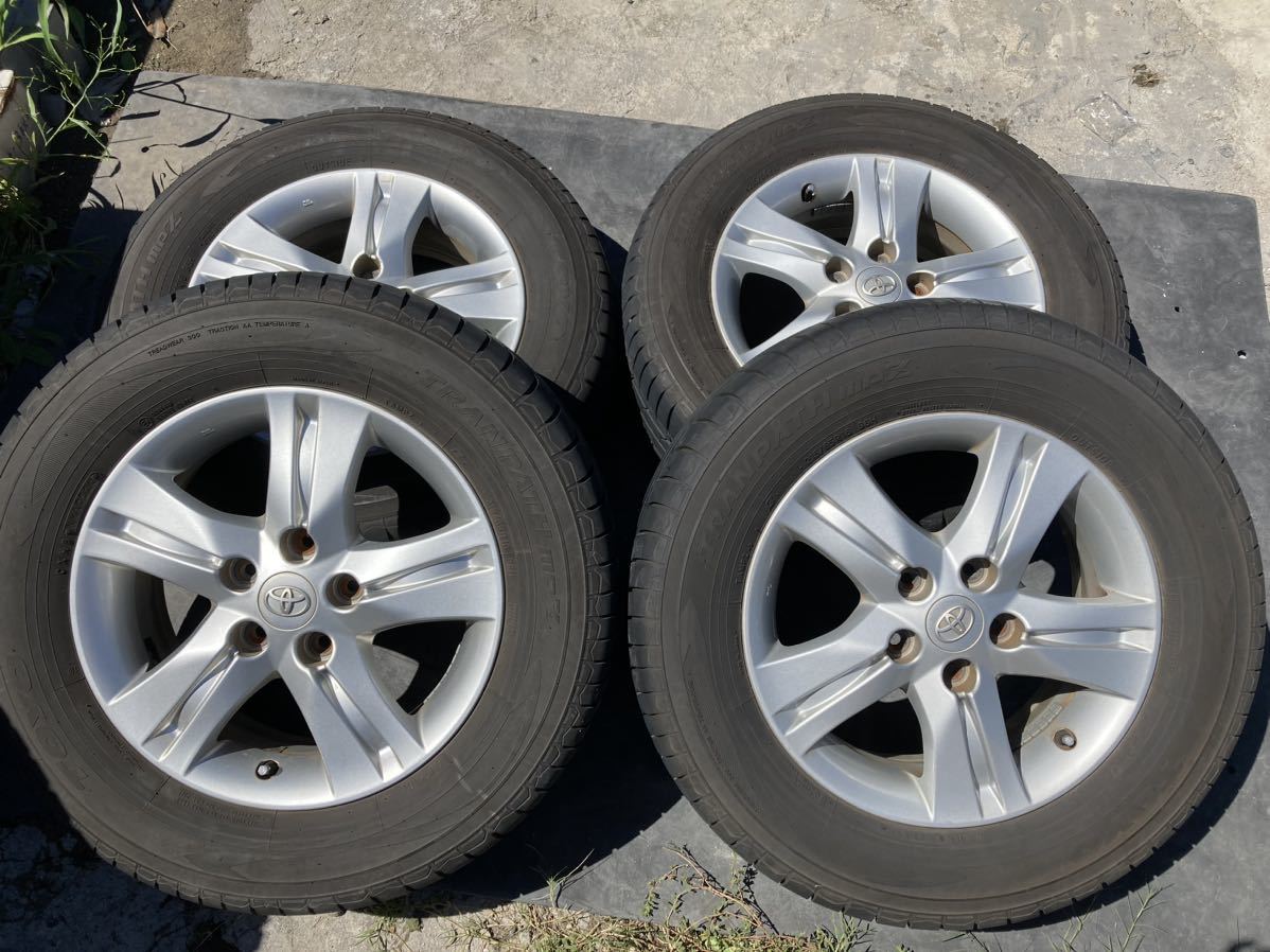 TOYOTA 215/65R16 6J +50 PCD114.3 アルミホイール4本セット