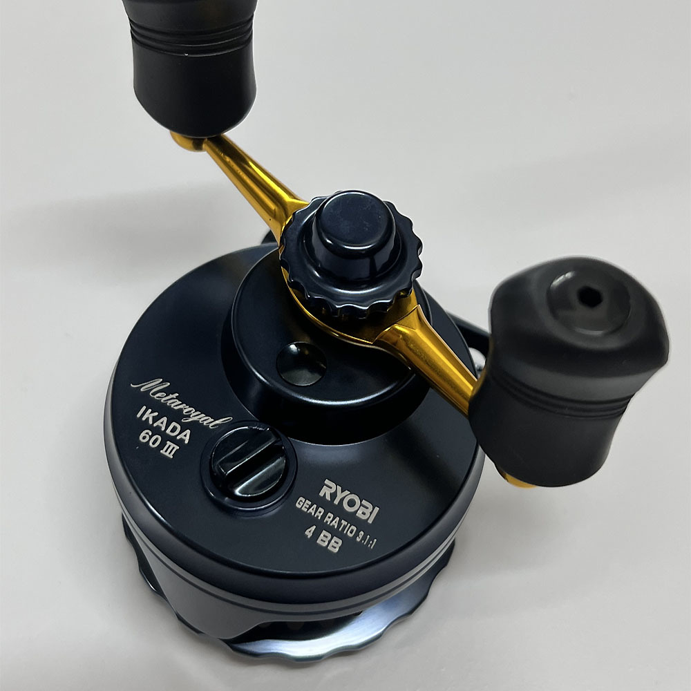 RYOBI リョービ　IKADA60Ⅲ イカダ　リール　新品　フィッシング リョービ RYOBI リール 「リョービメタロイヤルイカダ」リール 新品１円～右専用 あなたのフィッシング＆アウトドアライフをサポート