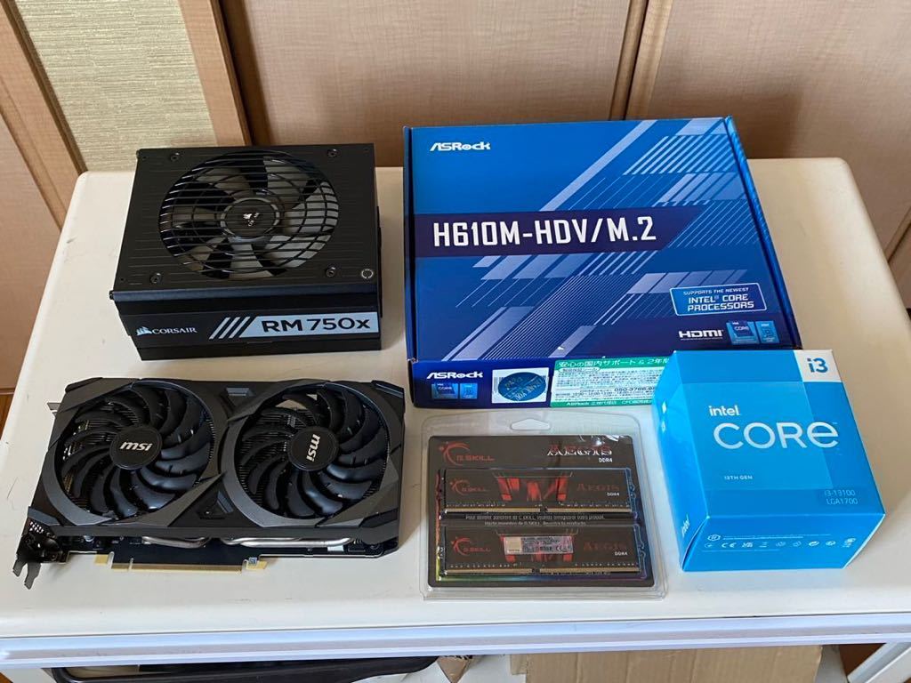 ゲーミングPC 13世代Core i3 RTX3070 Windows11PRO ARGBファン 白くて