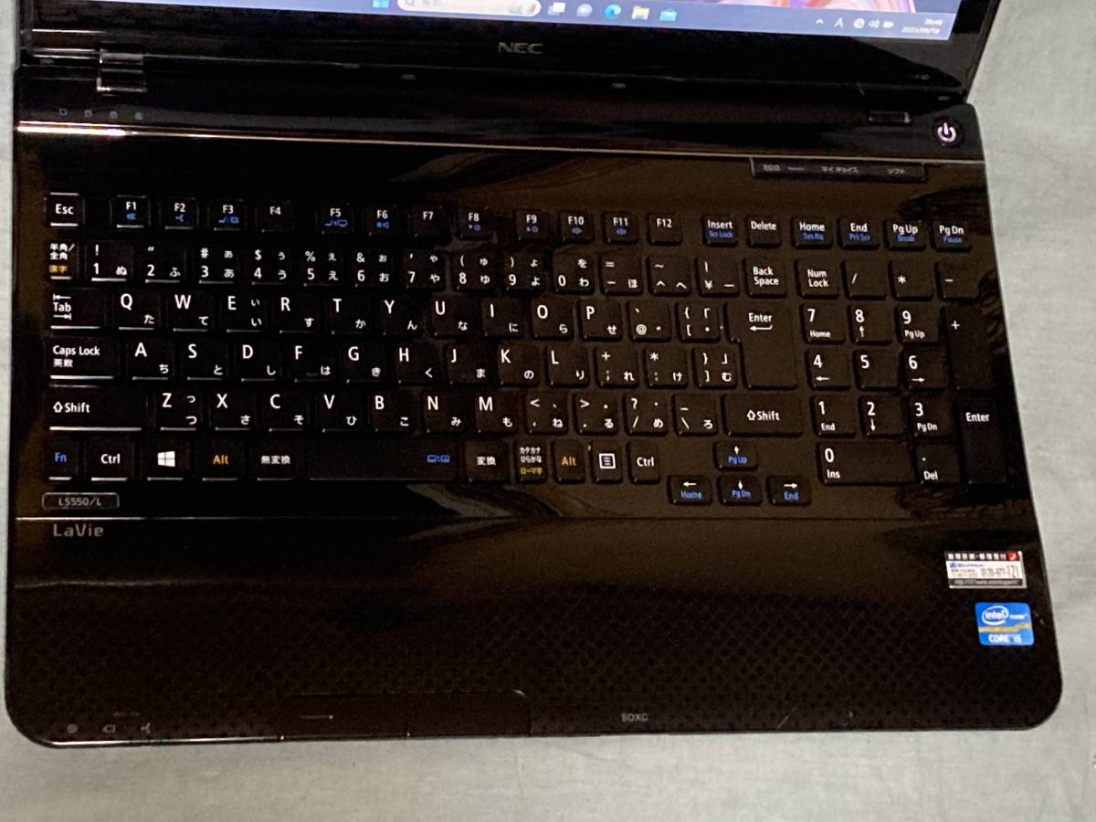 美品/爆速SSD メモリー8GB/WebCam内臓/Windows11＆office/Core i5