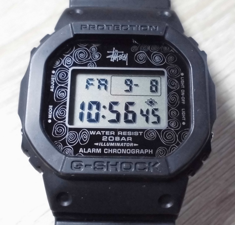 送料３００円～！カシオ Gショック DW-5000ST ステューシー 25周年記念限定 スクリューバック 初代復刻 CASIO G-SHOCK STUSSY 