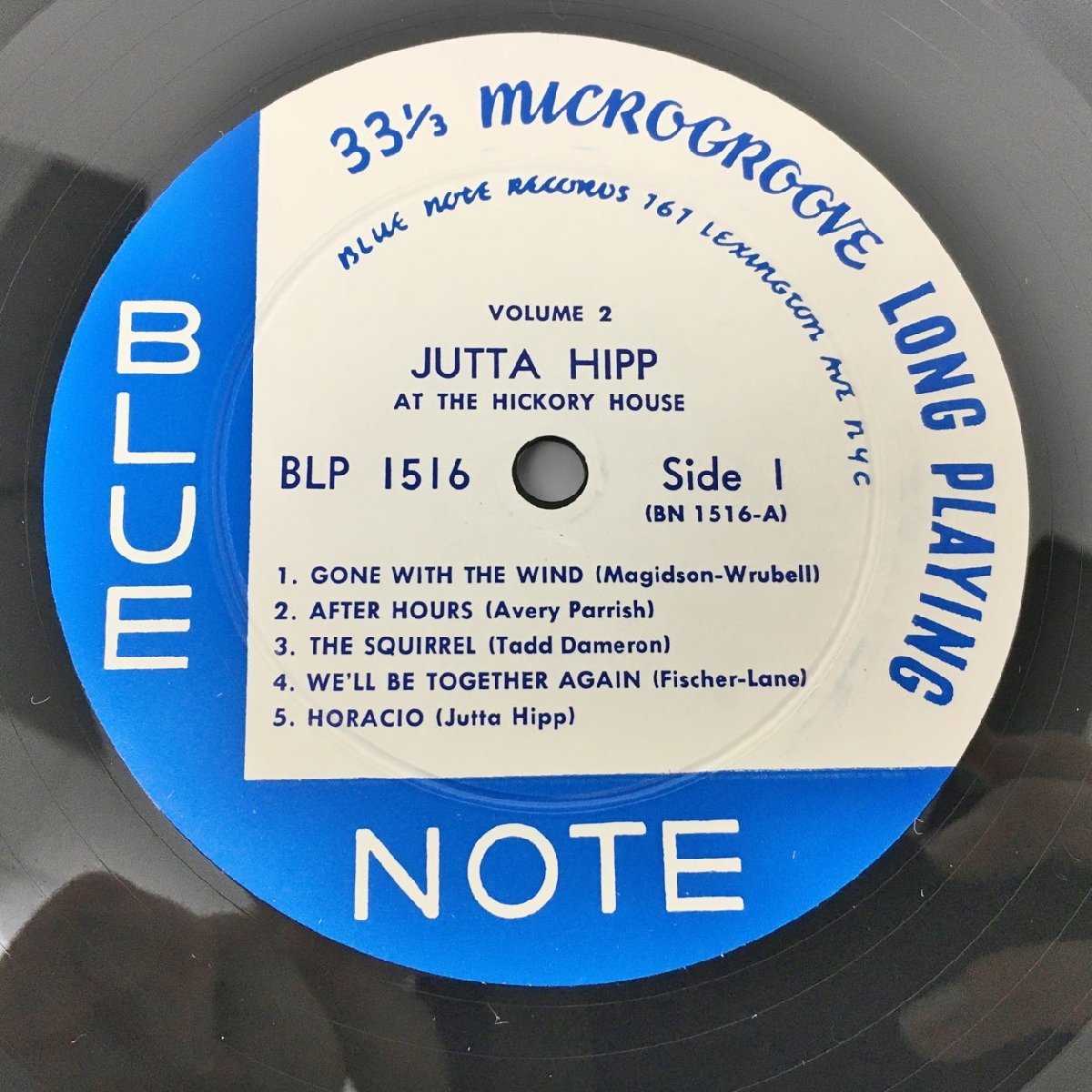 LPレコード Jutta Hipp At The Hickory House Volume 2 Blue Note BLP
