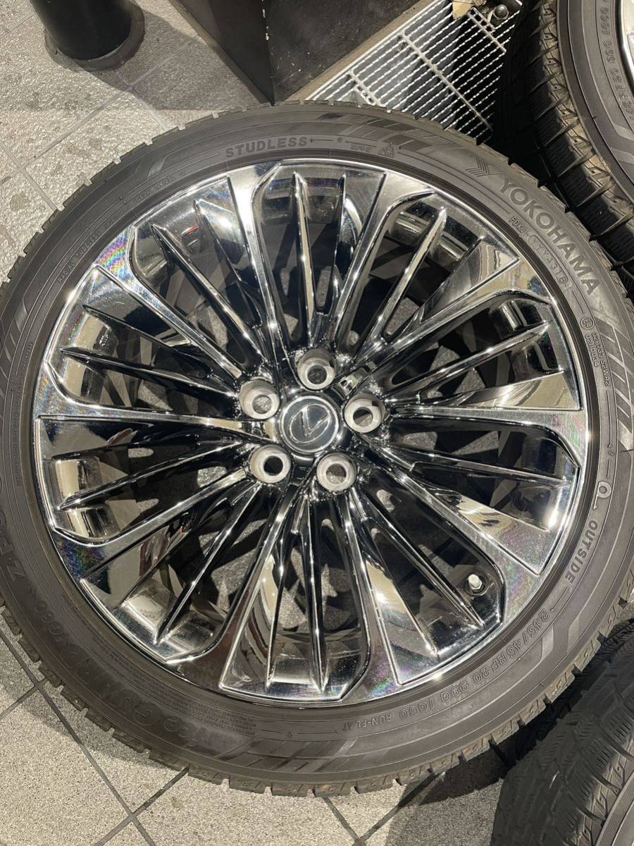 レクサスLS純正ホイールスタッドレスセット245/50R19