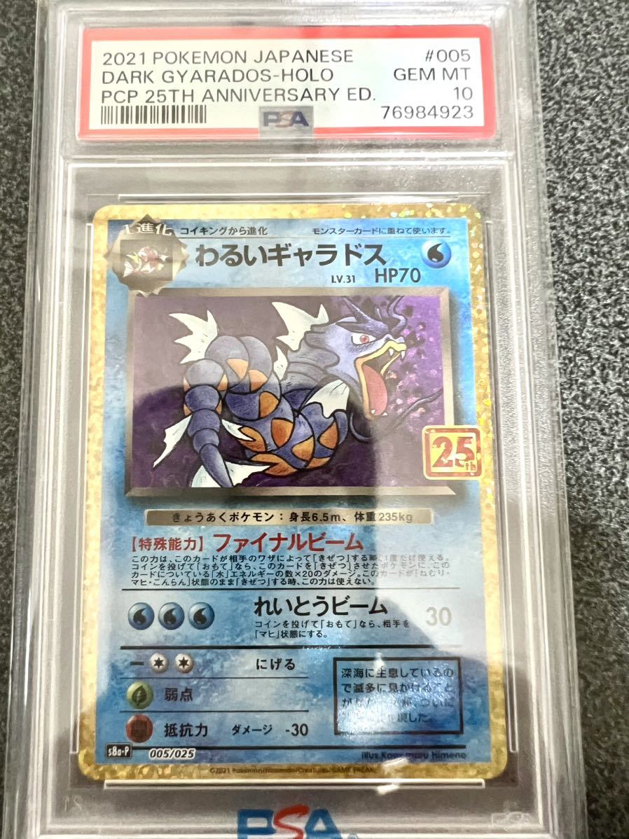 ポケモンカード ARS10 わるいギャラドス 25周年 プロモ ars鑑定