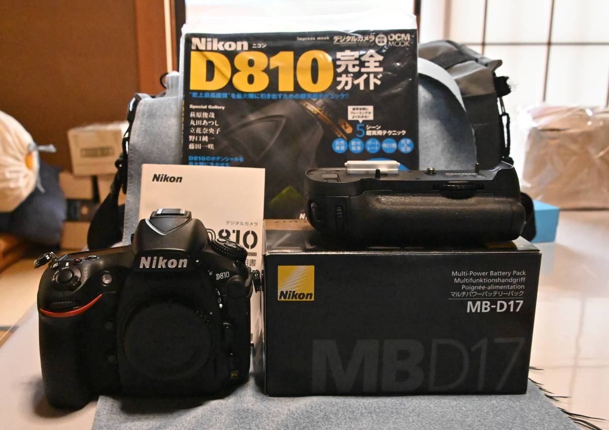 nikon D810と縦位置グリップMB12のセット ,ボディーとグリップセット