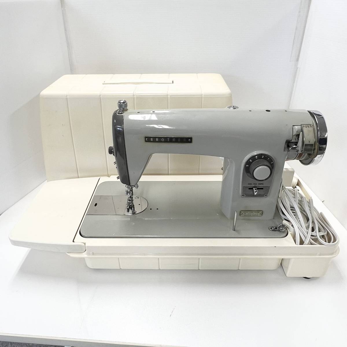 12282/【通電確認済み】ブラザー BROTHER アンティークミシン 裁縫 手芸 ハンドクラフト 手工芸