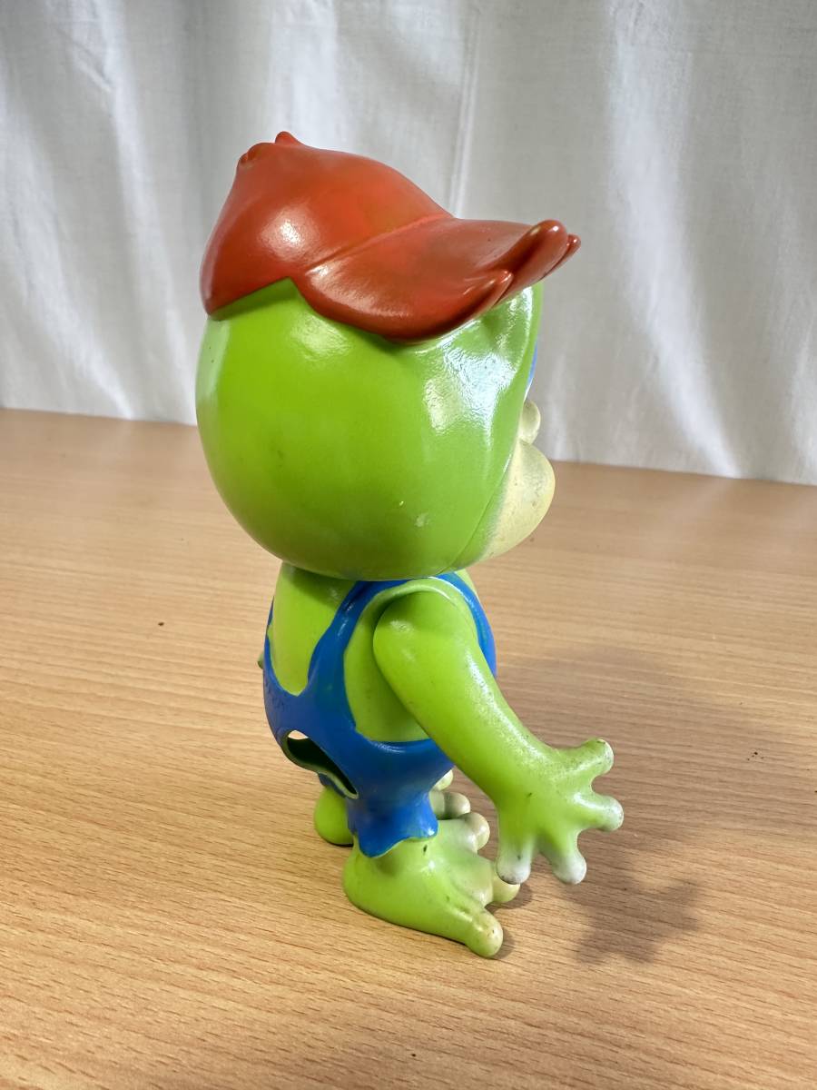 昭和レトロ/ソフビ/けろっこデメタン/タツノコプロ/全長15㎝ ソフビ けろっこデメタン 19㎝