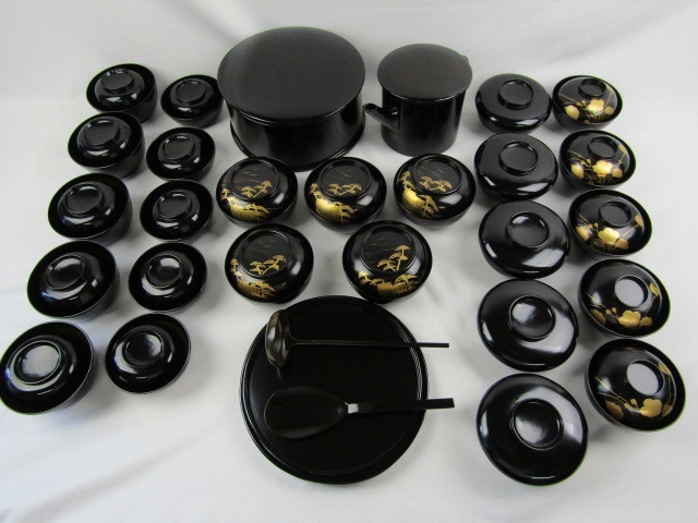 ◇茶道具 木製漆器 茶懐石道具 5客組 一式◇ | VILLE-SAINTEMARIE.COM